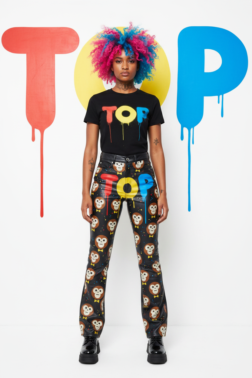 African Black Tee TOP Wall