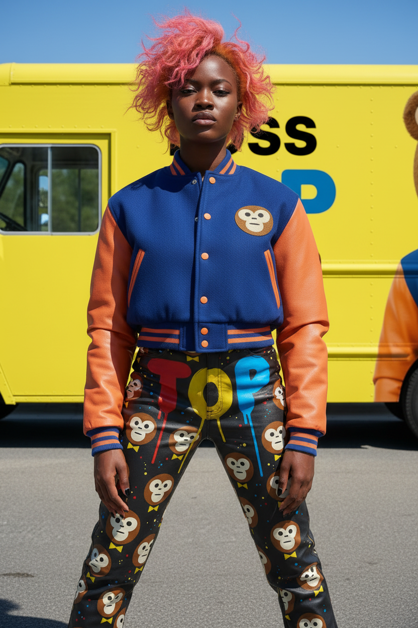 African Female Close-Up Truck