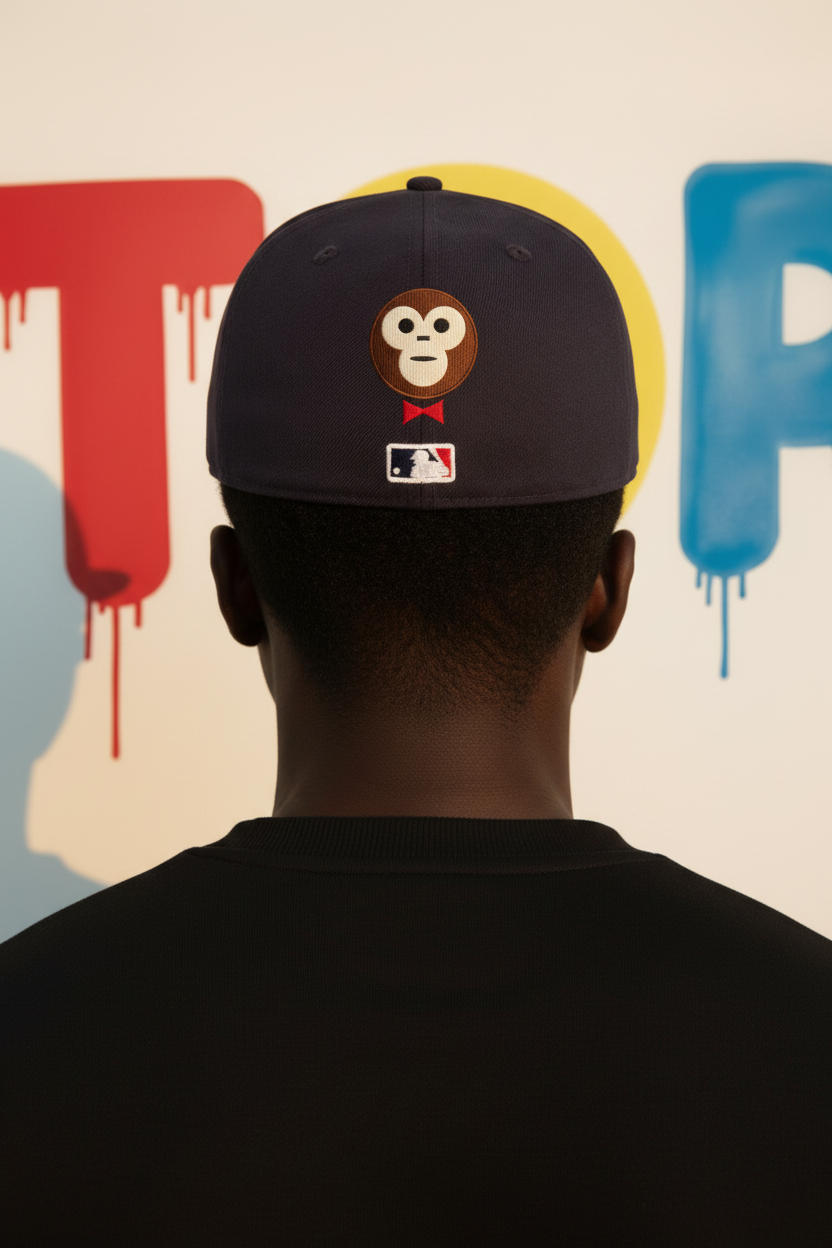 Back Hat On Model