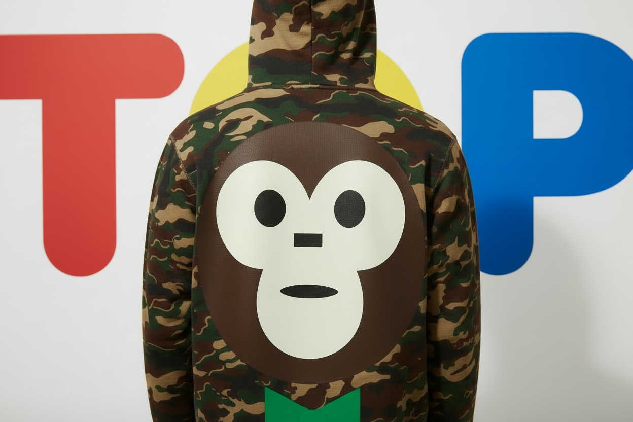 BAPE Macro Monkey TOP Wall