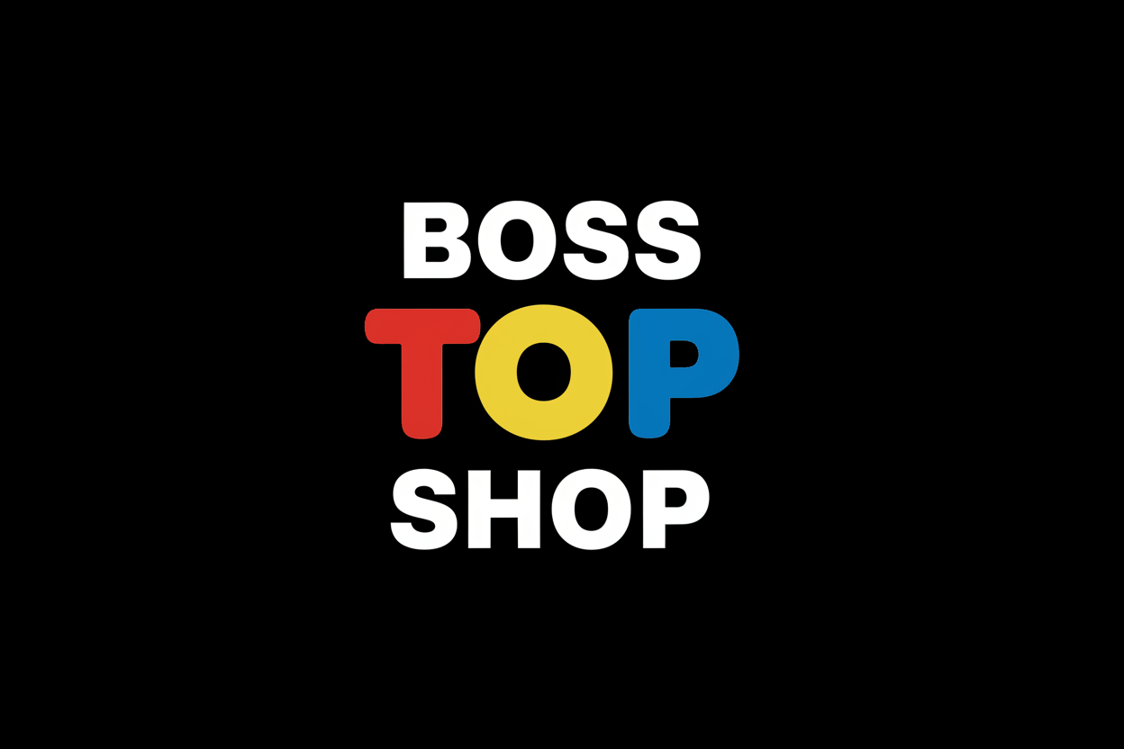 BTS Logo White on Black