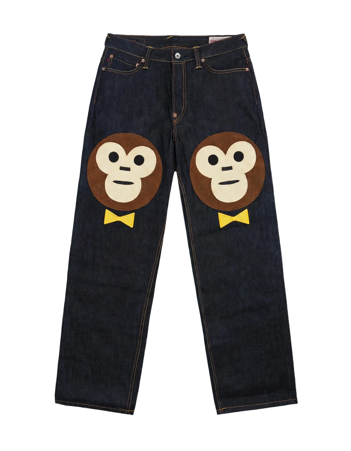 YELLOW TOP SEAGULL CLASSIC RELAXED FIT JEANS #2030