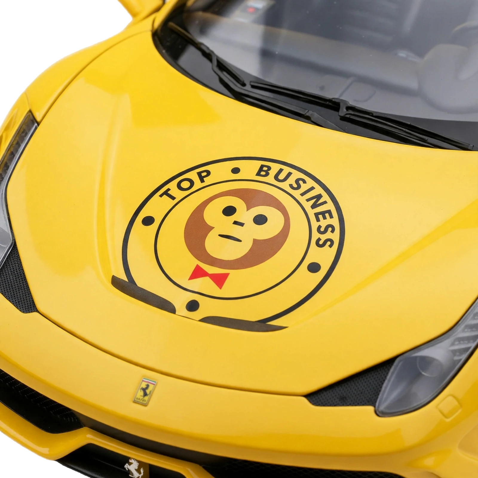 YELLOW FERRARI RASTAR DROP TOP 458 ITALIA RADIO REMOTE CONTROL SPORT CAR