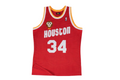NBA TOP COLORS HAKEEM OLAJUWON 1993-1994 RED SWINGMAN HOUSTON ROCKETS JERSEY