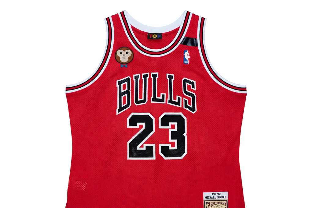 NBA TOP COLORS CHICAGO BULLS AUTHENTIC MICHAEL JORDAN 1991-1992 JERSEY