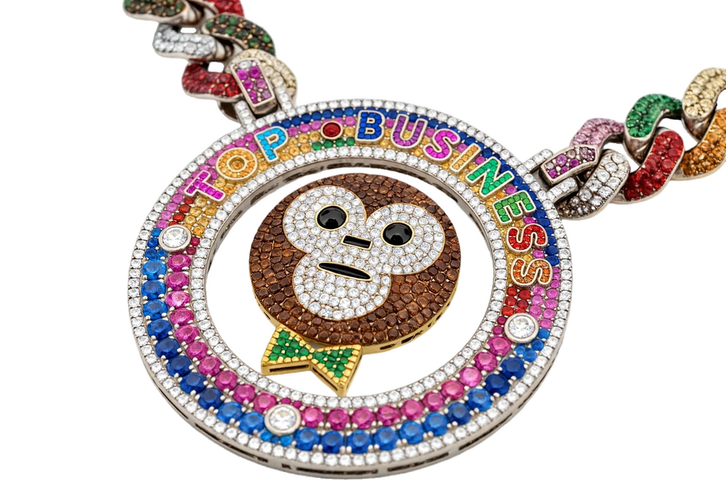 TOP BUSINESS CUBAN LINK HEAVY WEIGHT COLORS CHAIN