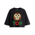 BOXY OVERSIZED BLACK T-SHIRT
