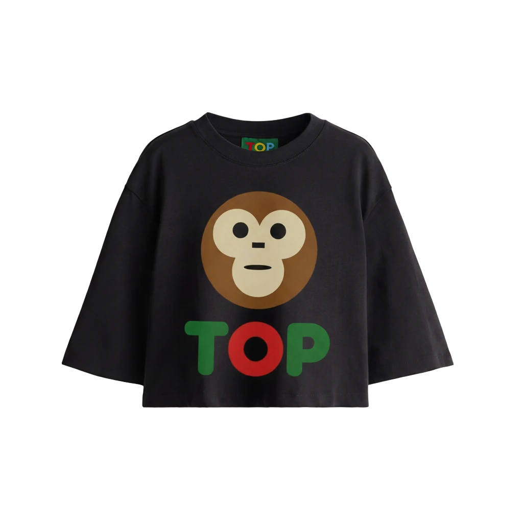BOXY OVERSIZED BLACK T-SHIRT