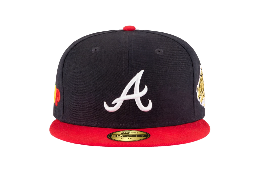 ATLANTA BRAVES TOP NEW ERA 1995 WORLD SERIES WOOL 59FIFTY FITTED HAT