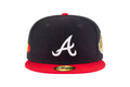 ATLANTA BRAVES TOP NEW ERA 1995 WORLD SERIES WOOL 59FIFTY FITTED HAT