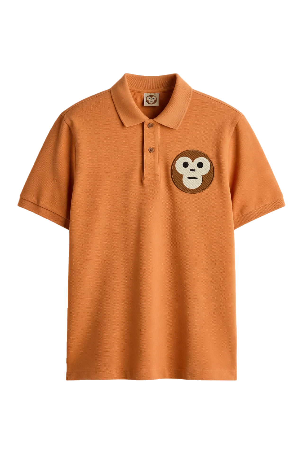 ORANGE REGULAR-FIT POLO SHIRT