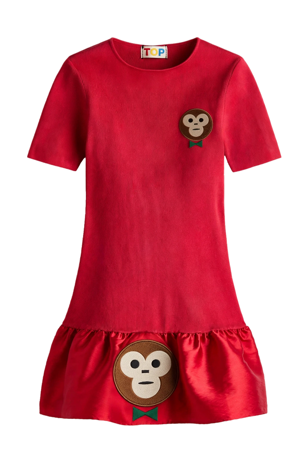 RED KNIT DRESS
