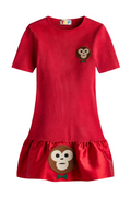 RED KNIT DRESS