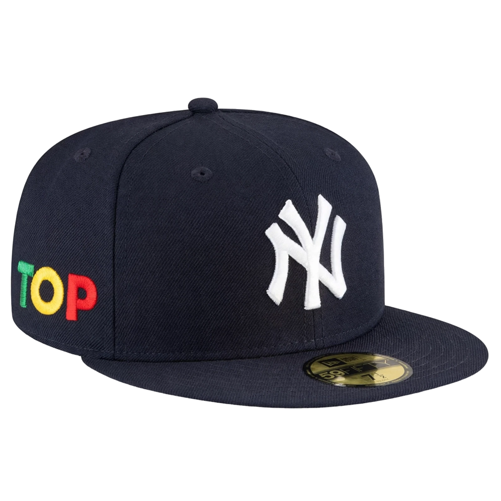 NAVY CAP + NEW YORK YANKEES NEW ERA 1996 WORLD SERIES WOOL 59FIFTY FITTED HAT