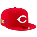 CINCINNATI REDS TOP NEW ERA RED 1990 WORLD SERIES WOOL 59FIFTY FITTED HAT