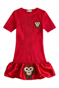 RED KNIT DRESS