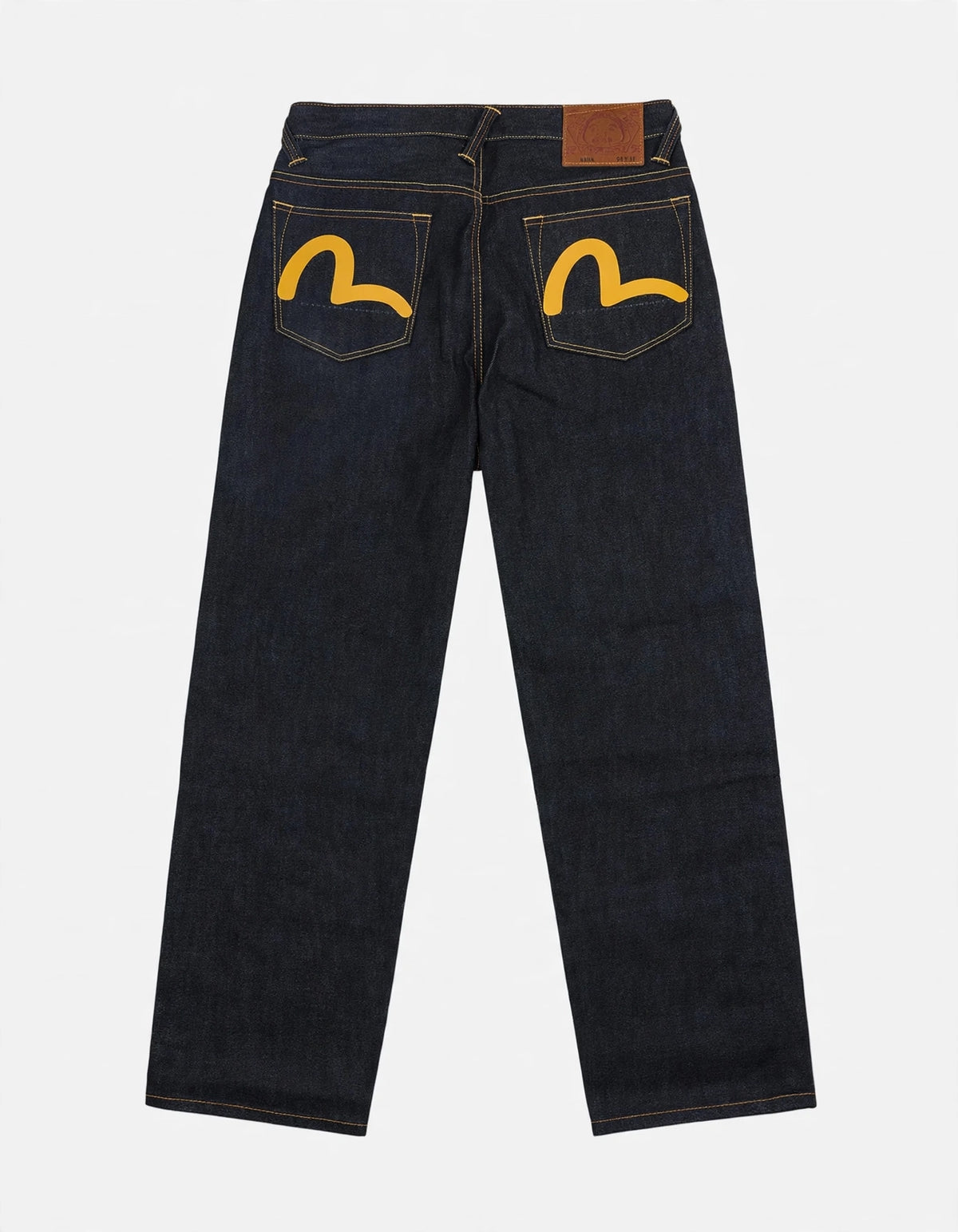 YELLOW TOP SEAGULL CLASSIC RELAXED FIT JEANS #2030