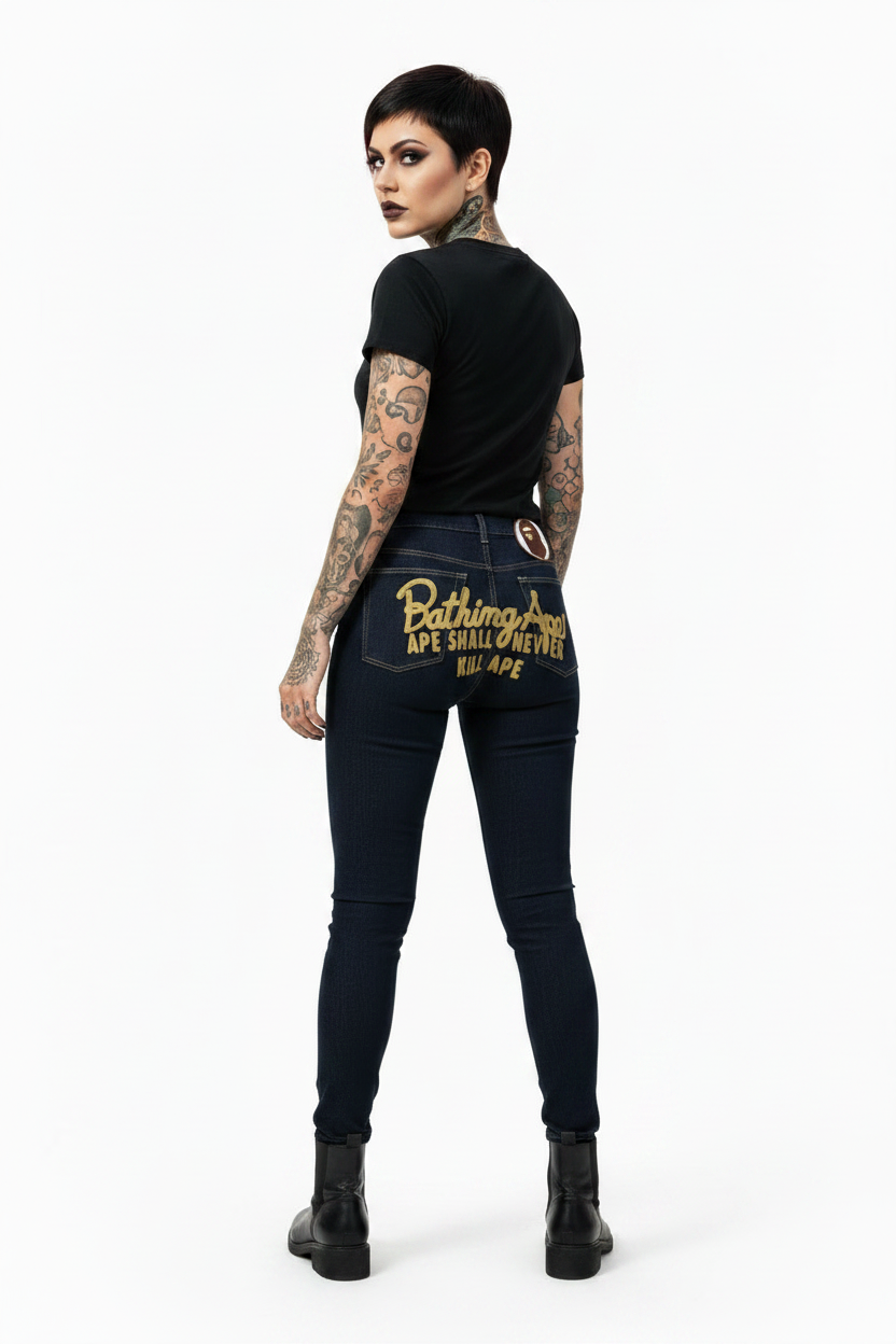Female Back Bathing Ape Exact