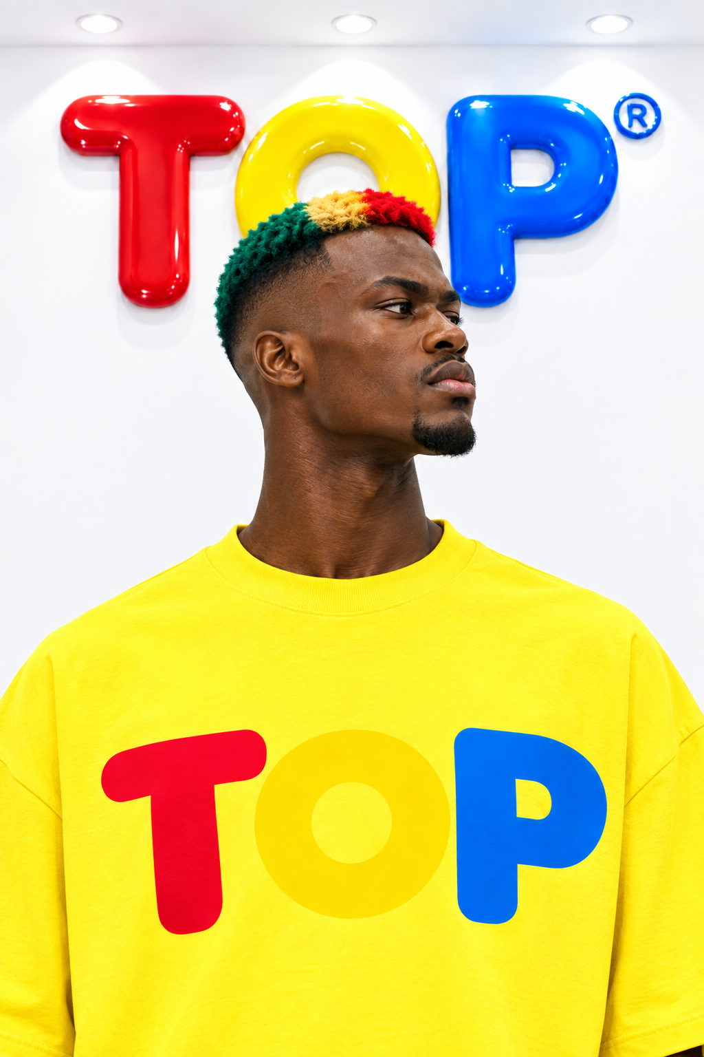 Ghana Yellow Flat Print Side