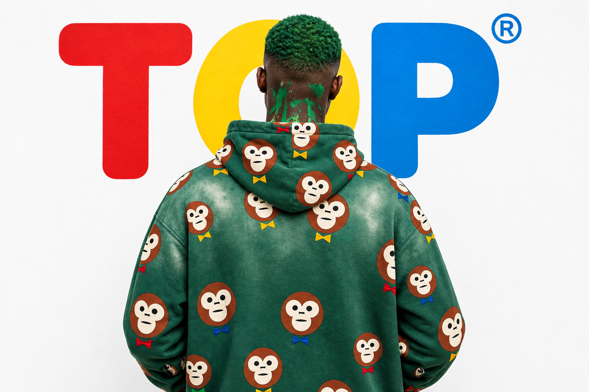 Green Hoodie Back 3D Wall