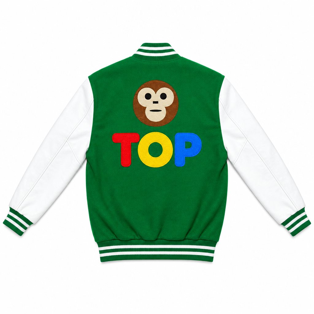 Green Varsity Back Polished