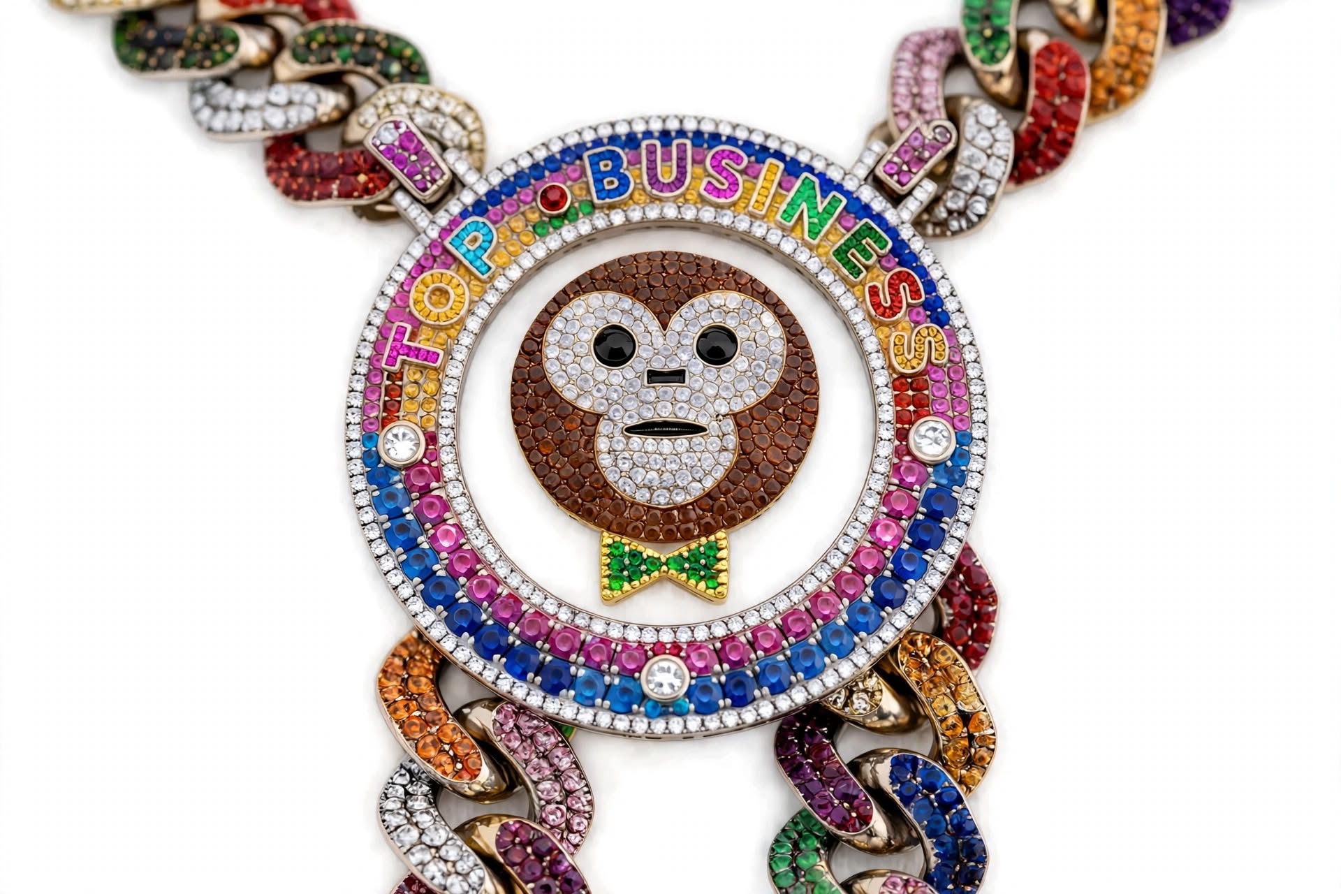 TOP BUSINESS CUBAN LINK HEAVY WEIGHT COLORS CHAIN