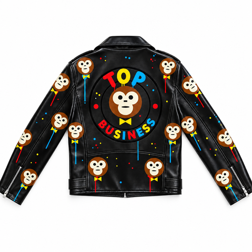 Leather Jacket Back Polished