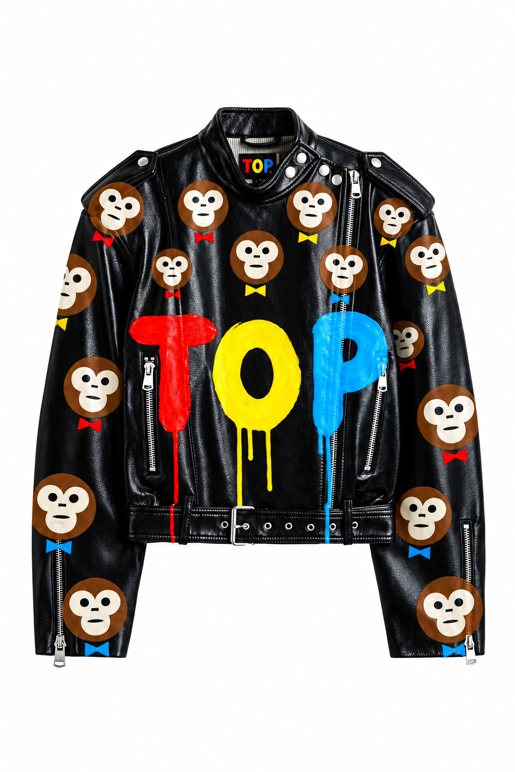 Leather Jacket Front Polished