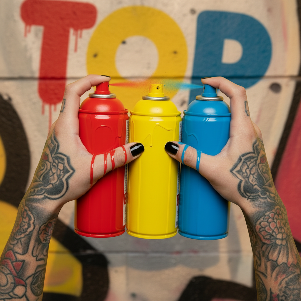 Macro Hands Three Cans