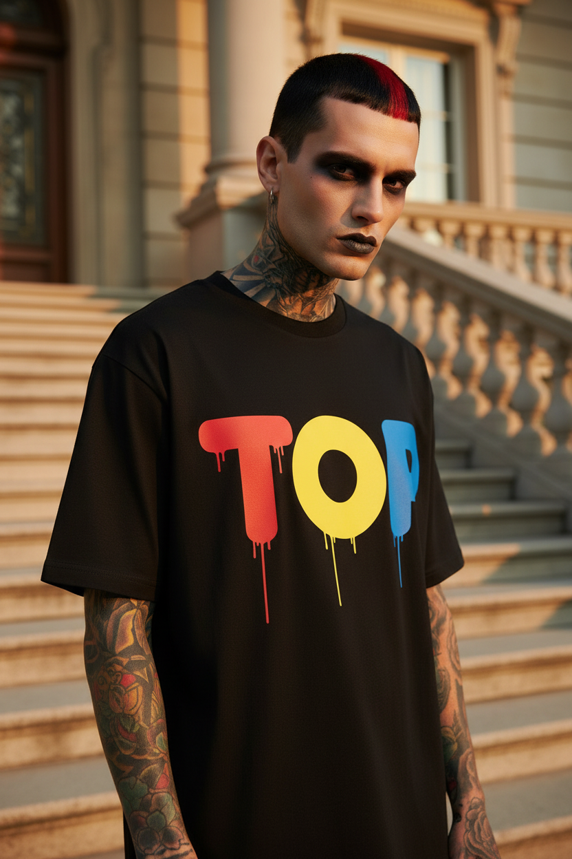 Male Black Outside Mansion
