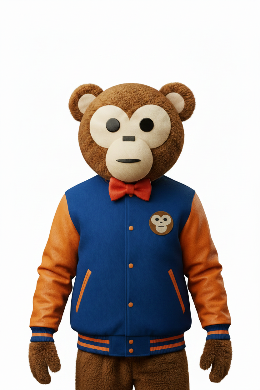 Mascot Front White BG