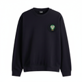 NAVY CREW SWEATERS DOUBLE CIRCLE