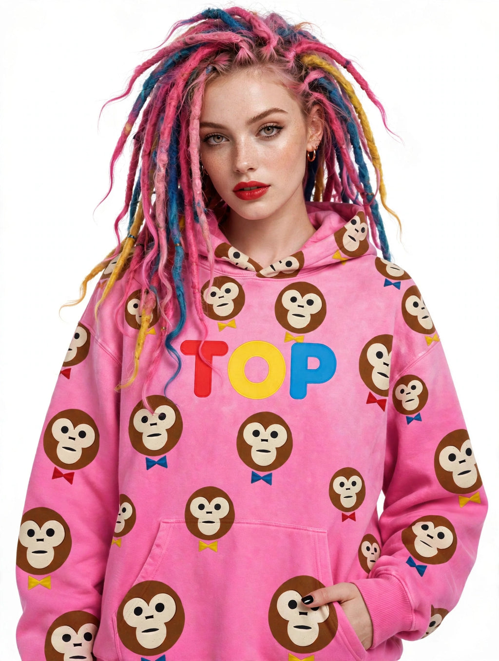 HEAVYWEIGHT SUNFADE PINK OVERSIZED HOODIE
