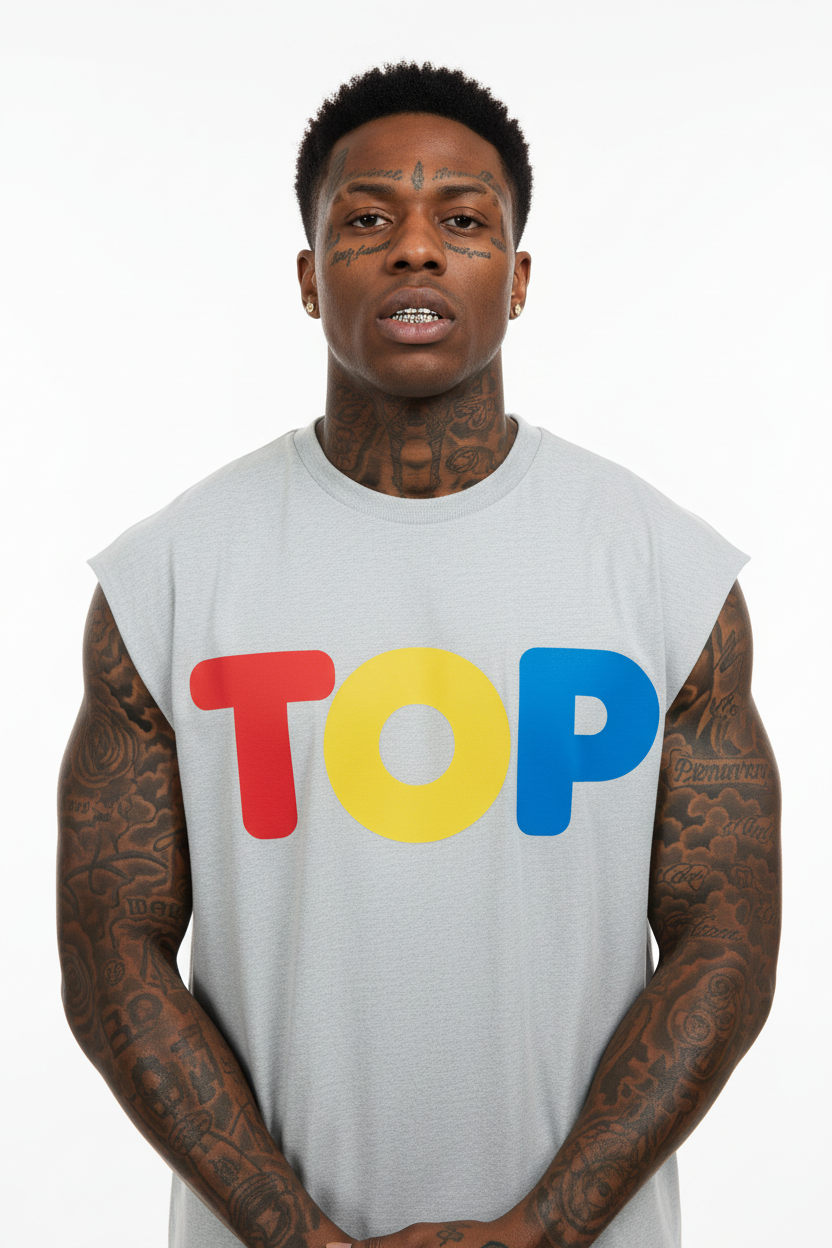 Sleeveless Grey No Drip