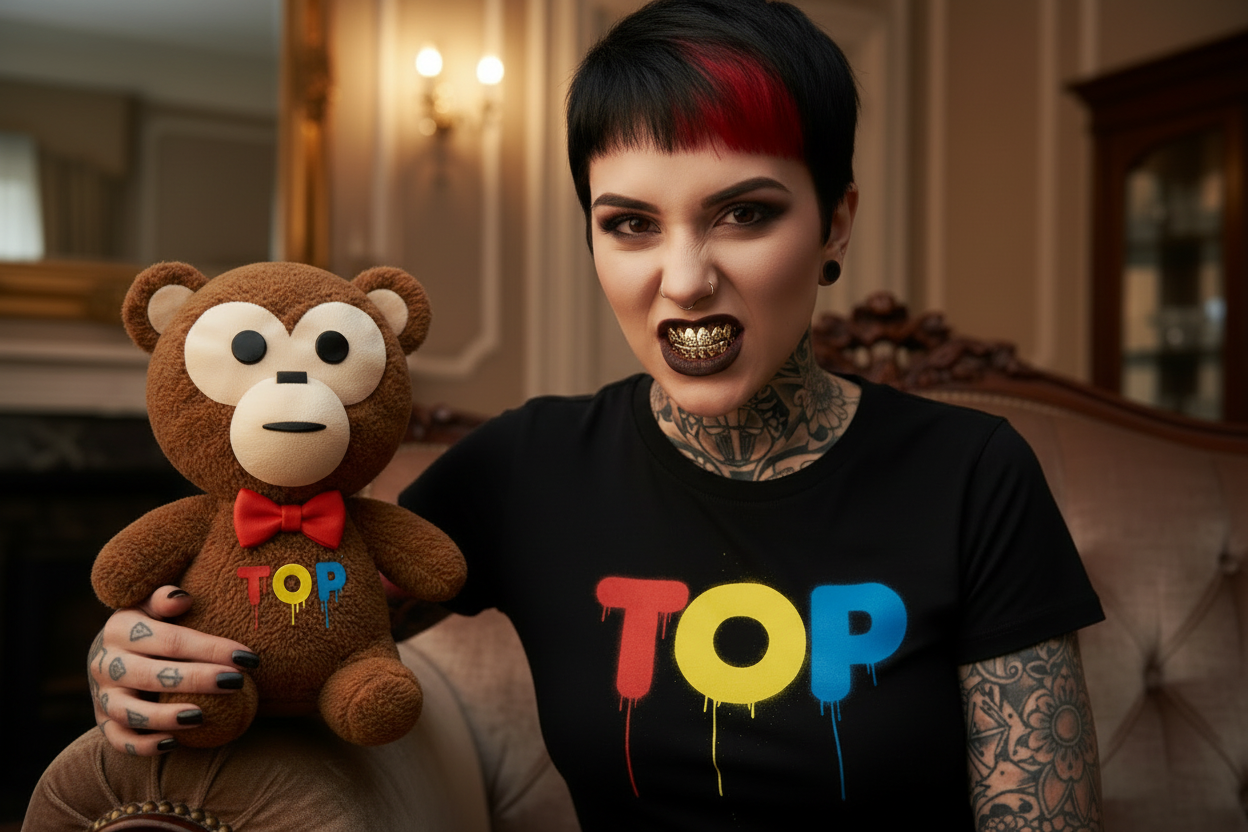 Teddy On Shoulder Grillz