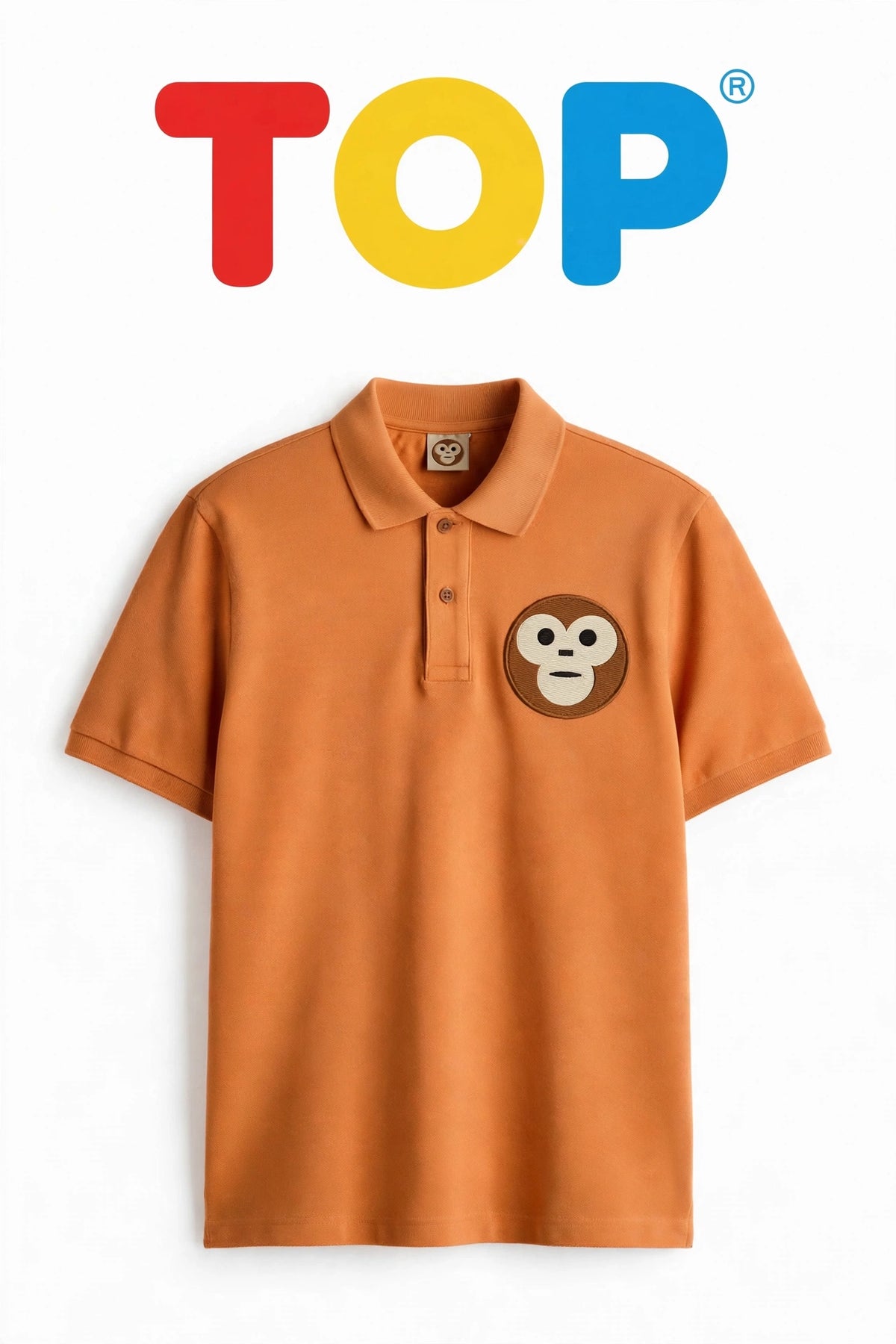 ORANGE REGULAR-FIT POLO SHIRT