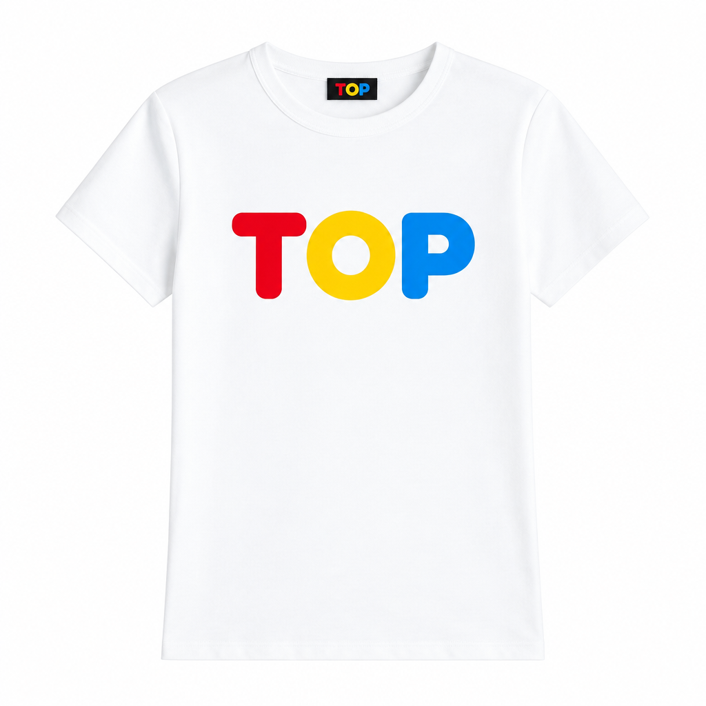 White Fitted Tee Polished